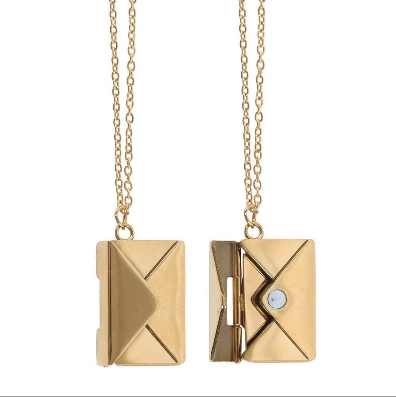 Envelope Valentines Necklace